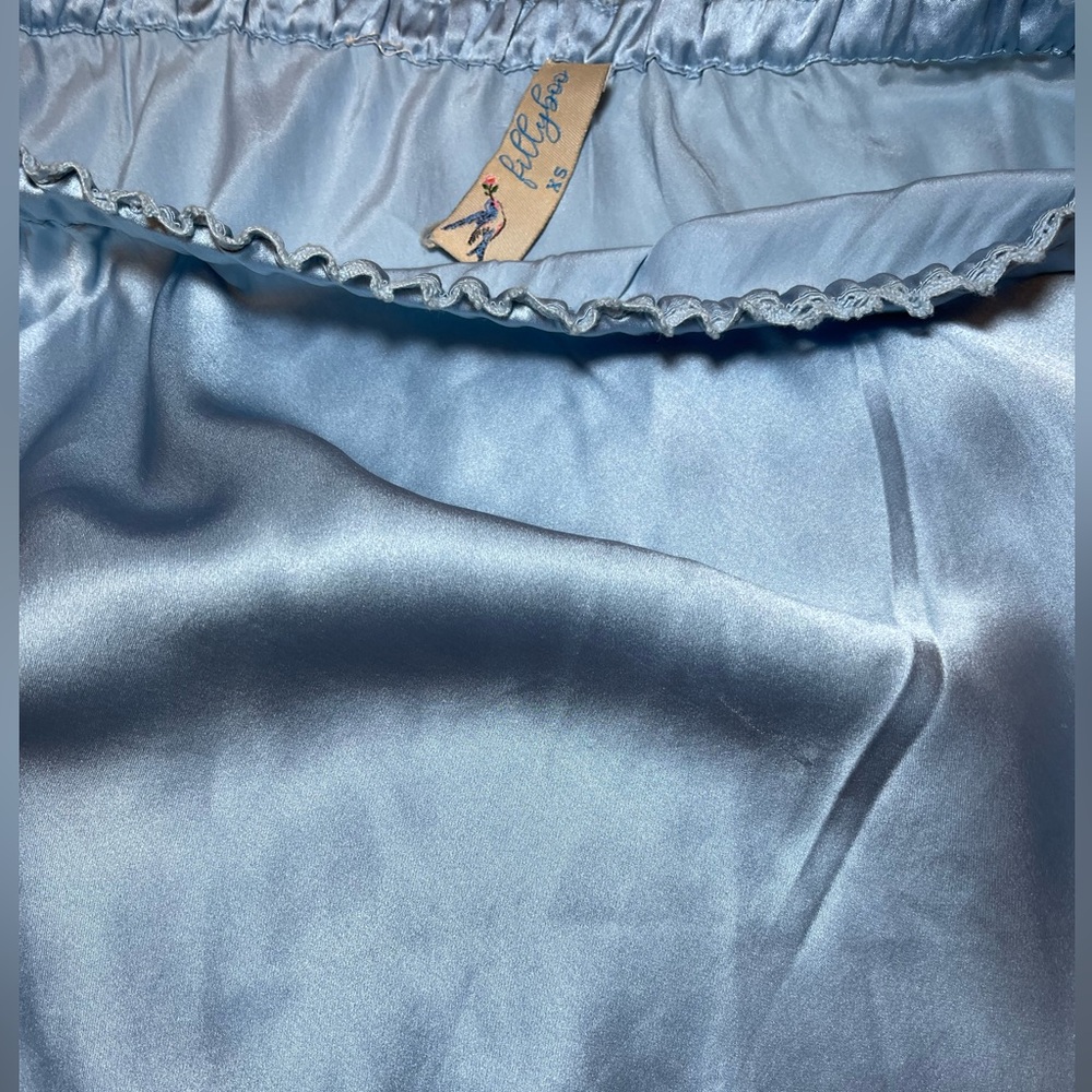 Fillyboo, Silk, Skirt, Light Blue - Picture 7 of 11